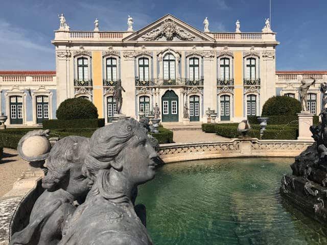 Queluz Palace and gardens near Lisbon