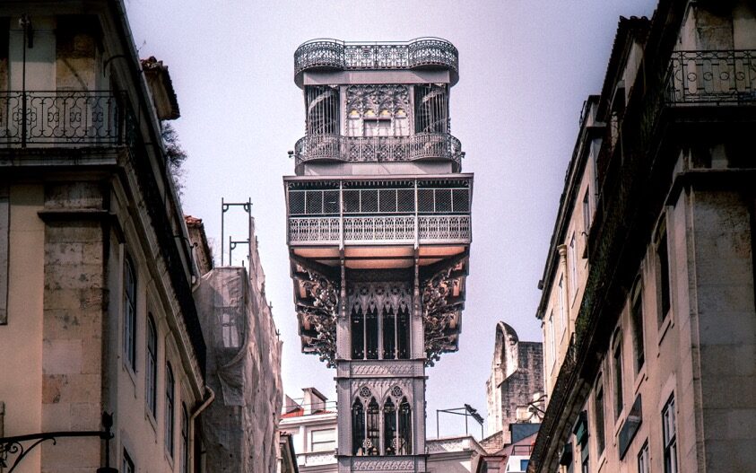 santa justa lift in lisbon