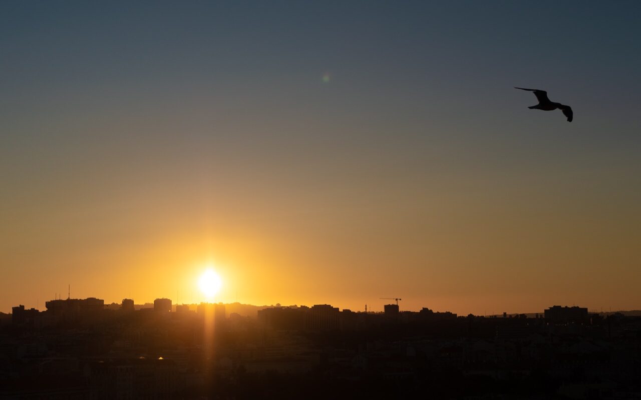 Miradouro da Senhora do Monte sunset