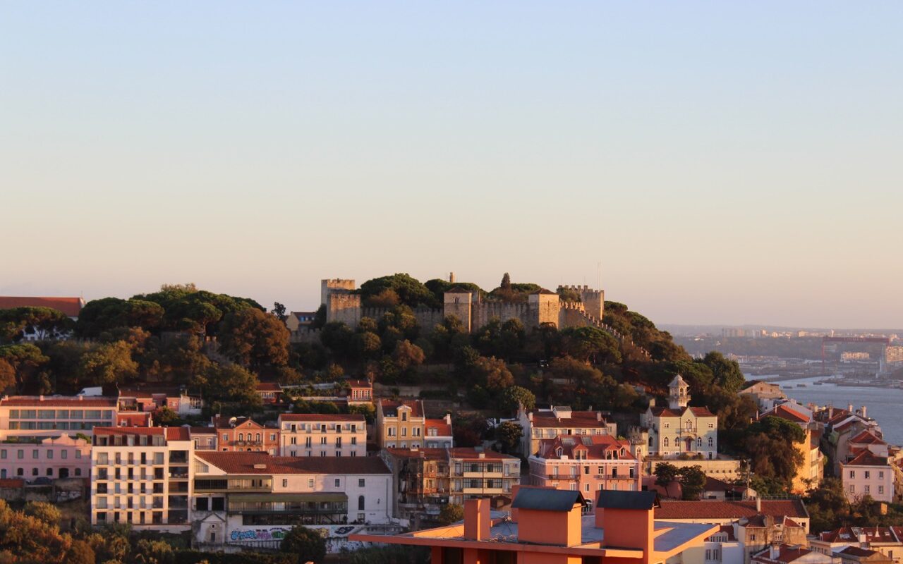 São Jorge Castle lisbon sunset