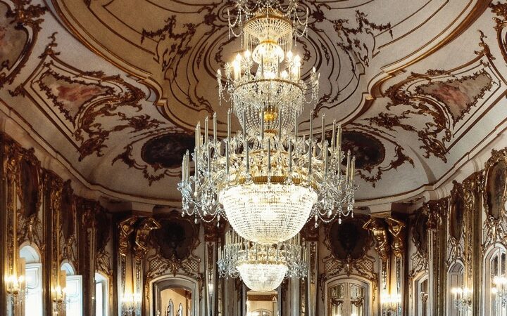 Queluz National Palace Lisbon chandelier 