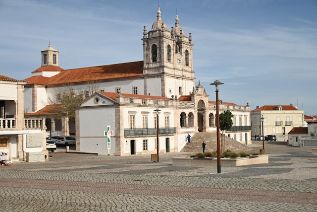 Sanctuary of Our Lady of Nazaré in the town of Nazaré