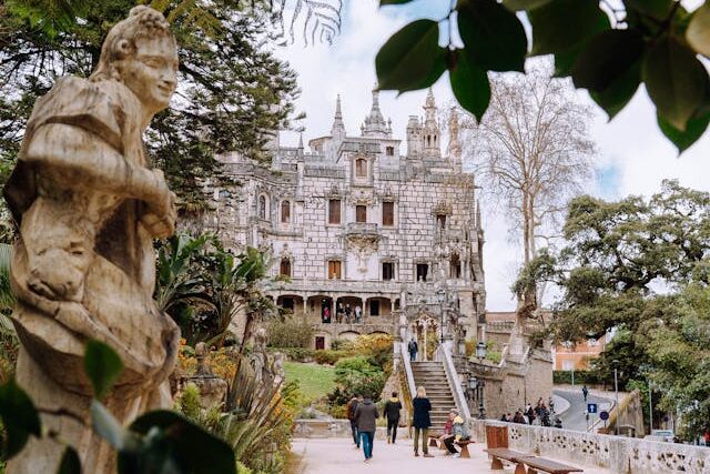 Exterior facade of Quinta da Regaleira in Sintra